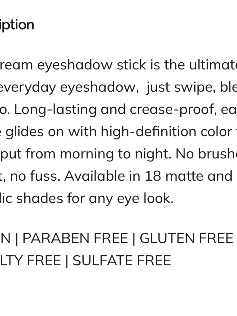 Girlatik Shimmer Stick Eyeshadow - Champagne Beige Glow